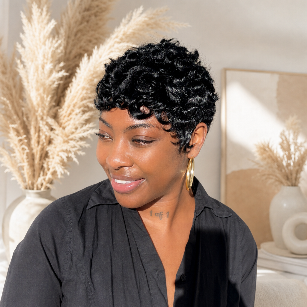 Full Pixie Quick Weave with Nadia