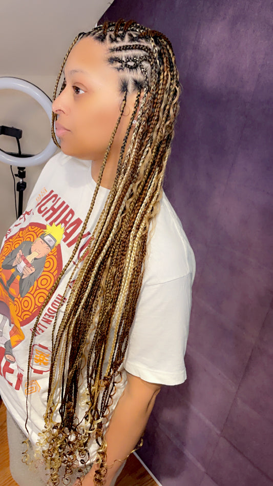 Large Fulani/Tribal Braids